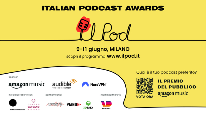 A Milano gli Italian Podcast Awards